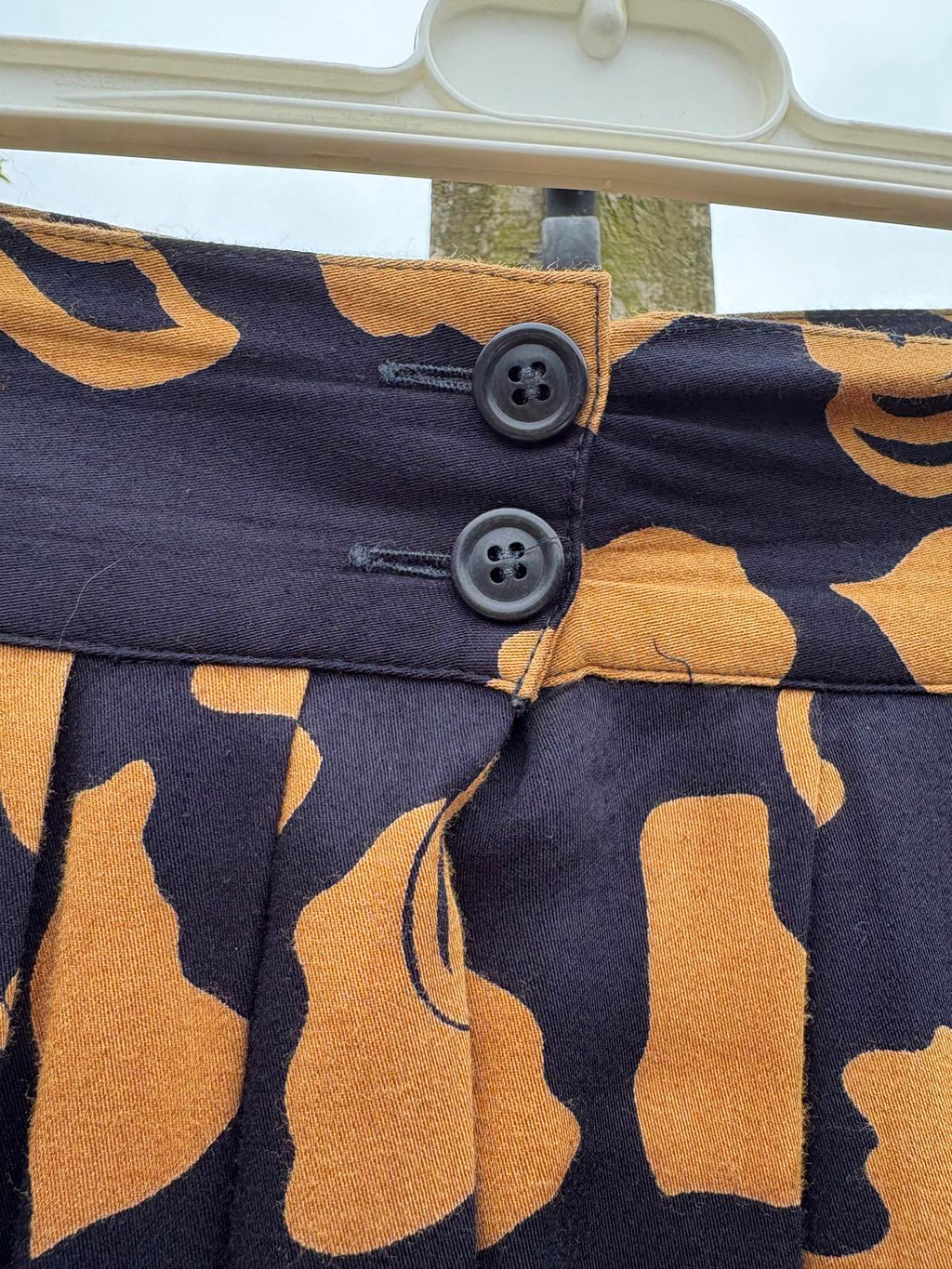Vintage 1980s Mondi Designer Squirrel Novelty Print Floaty Full Skirt
