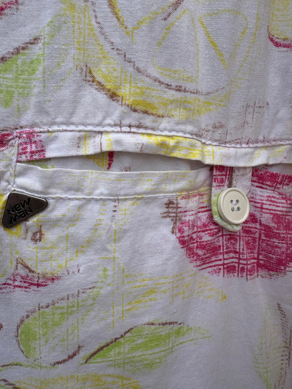 80s 90s Fruit Apple Citrus Print Funky Summer 100% Cotton Jumpsuit