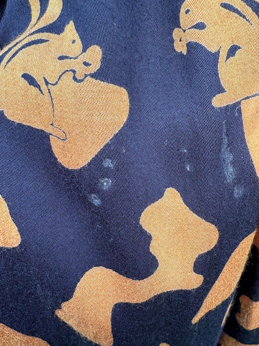 Vintage 1980s Mondi Designer Squirrel Novelty Print Floaty Full Skirt