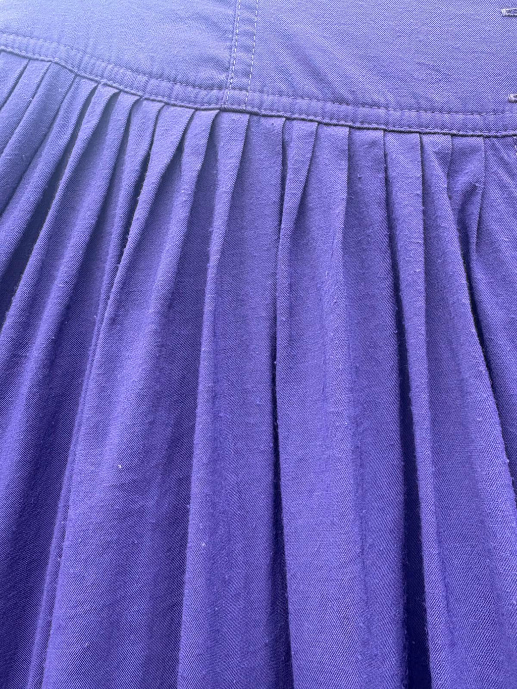 Purple High Waisted Full Purple Summer Skirt